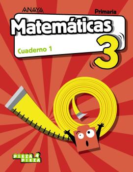 MATEMATICAS 3 PIEZA A PIEZA CUADERNO 1*21