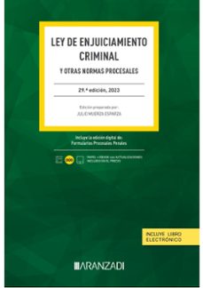 LEY DE ENJUICIAMIENTO CRIMINAL 2023 Y OTRAS NORMAS PROCESALES