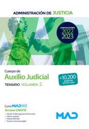 JUSTICIA AUXILIO JUDICIAL TEMARIO 2 2022-23