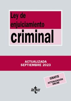 LEY DE ENJUICIAMIENTO CRIMINAL 2023