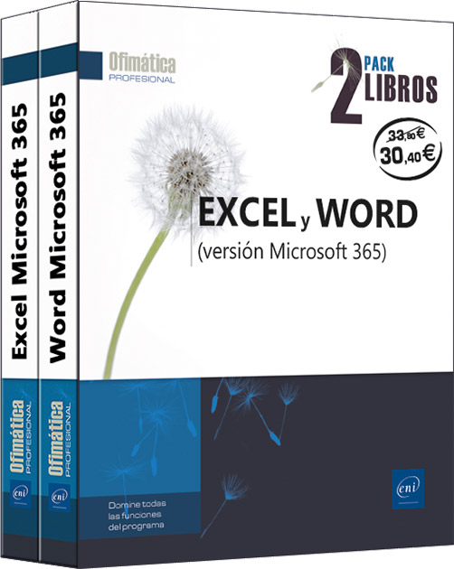 EXCEL Y WORD VERSION 365 PACK 2 LIBROS