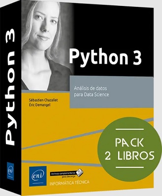 PYTHON 3 ANALISIS DE DATOS PARA DATA SCIENCE PACK 2 LIBROS
