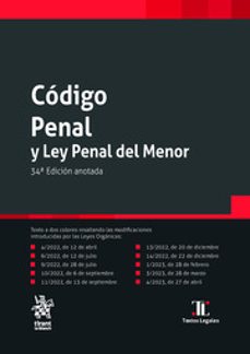 CODIGO PENAL 2023  Y LEY PENAL DEL MENOR