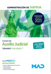 JUSTICIA AUXILIO JUDICIAL TEMARIO 1 2024