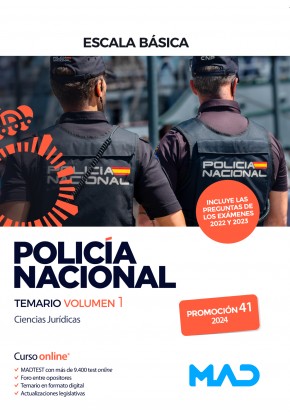 POLICIA NACIONAL 2024 TEMARIO 1