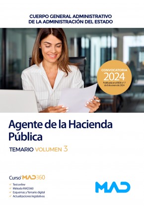 HACIENDA AGENTE 2024 TEMARIO 3