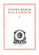 FONTES RERUM BALEARIUM 1