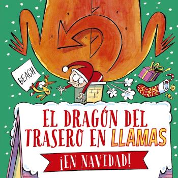 DRAGON DEL TRASERO EN LLAMAS EN NAVIDAD