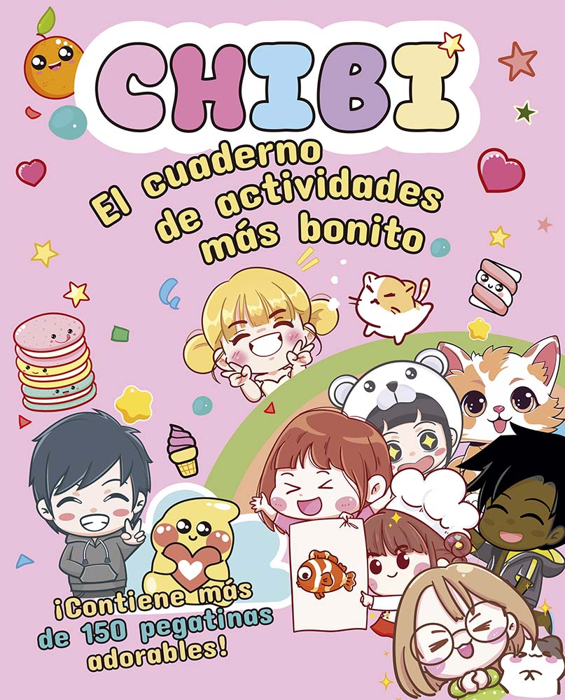 CHIBI EL CUADERNO DE ACTIVIDADES MAS BONITO CON PEGATINAS