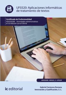 APLICACIONES INFORMATICAS DE TRATAMIENTO DE TEXTOS  UF0320