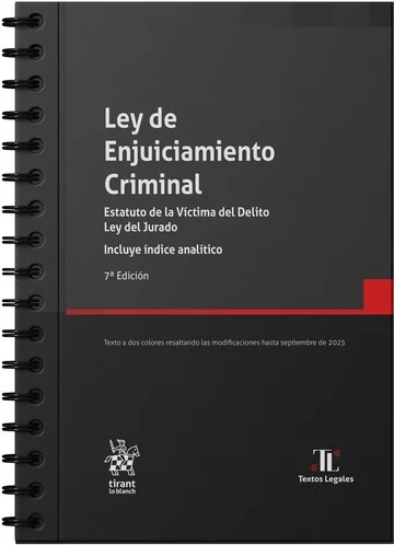 LEY DE ENJUICIAMIENTO CRIMINAL - 7ED. (ANILLAS)