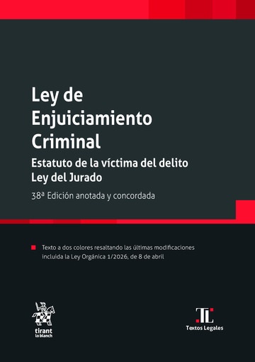 LEY DE ENJUICIAMIENTO CRIMINAL 2026